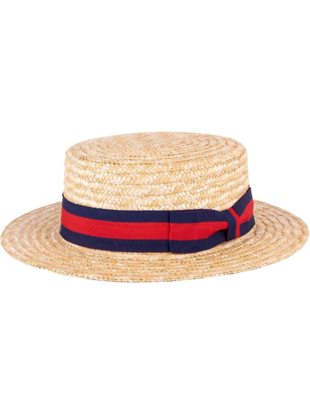 Handmade Classic Straw Boater Hat | Natural Straw, Summer Essential Accessory